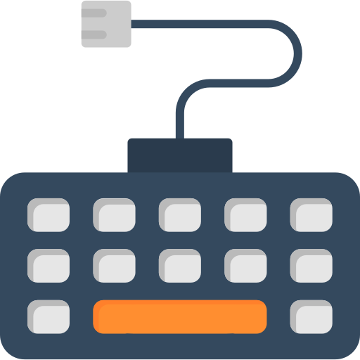 Keyboard free icon