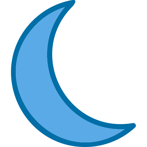 Moon Generic Blue icon