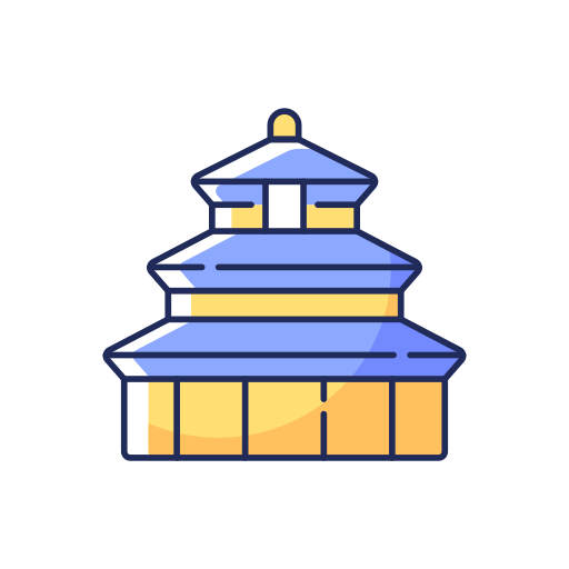 templo del cielo icono gratis