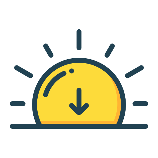 Sunset free icon Sunset free icon