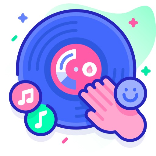 Vinyl free icon