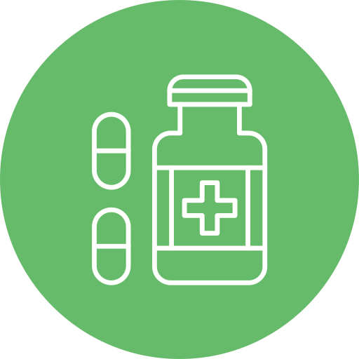 Pills Generic Circular icon