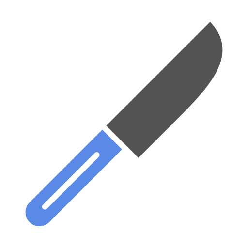 Knife Generic Blue icon