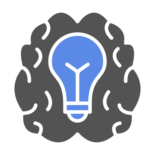 Brainstorming Generic Blue icon