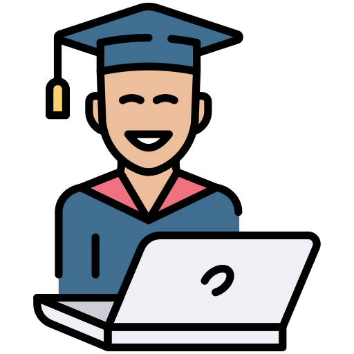 Online education free icon Online education free icon