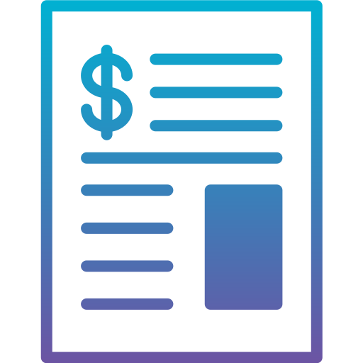 reporte de negocios icono gratis