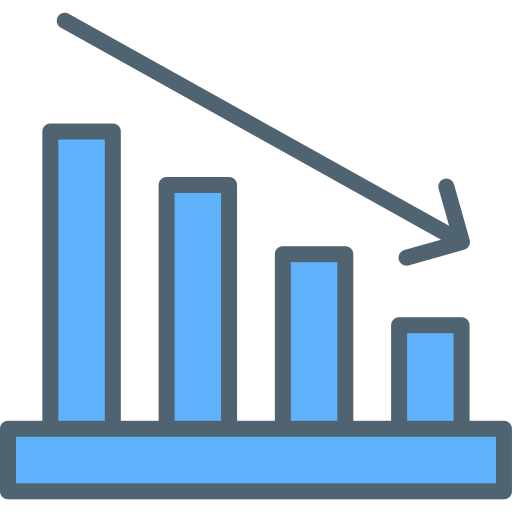 pérdida icono gratis