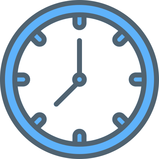 Time Generic Blue Icon