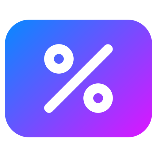 Discount Generic Flat Gradient icon