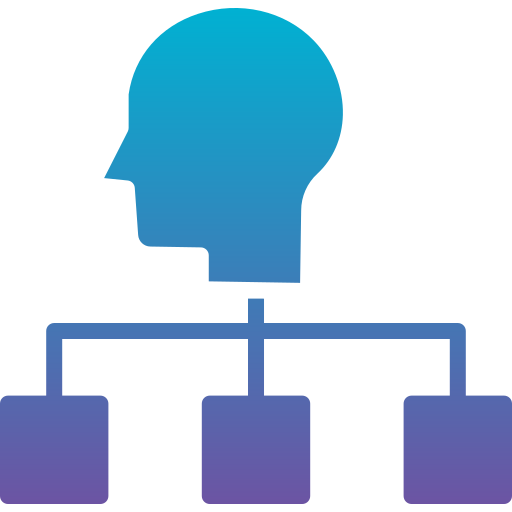 Hierarchical structure Generic Flat Gradient icon