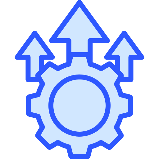 Growth Generic Blue icon