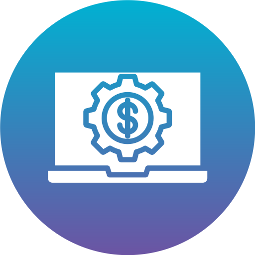 pago en línea icono gratis