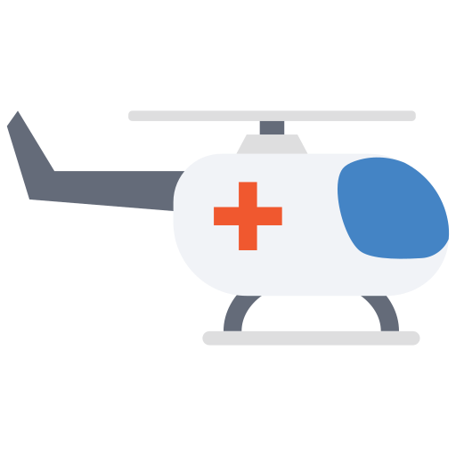 ambulancia aerea icono gratis