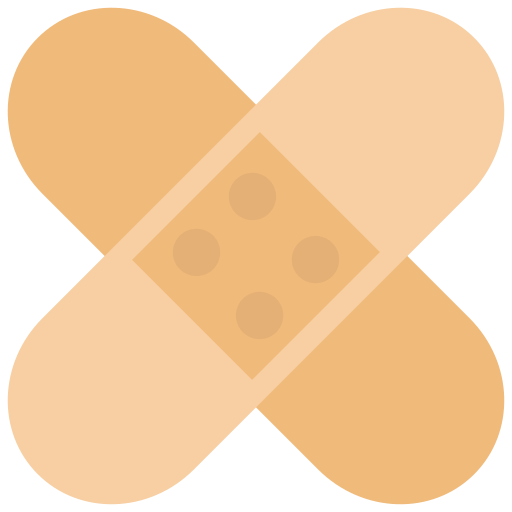 Bandage free icon Bandage free icon
