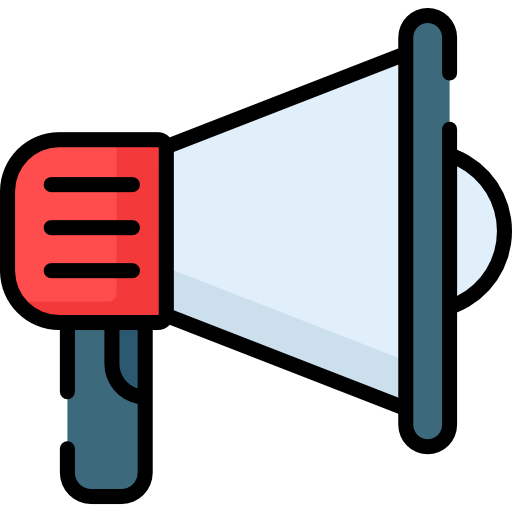 Megaphone Special Lineal color icon