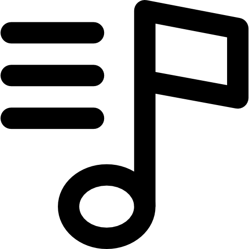 lista de reproducción icono gratis