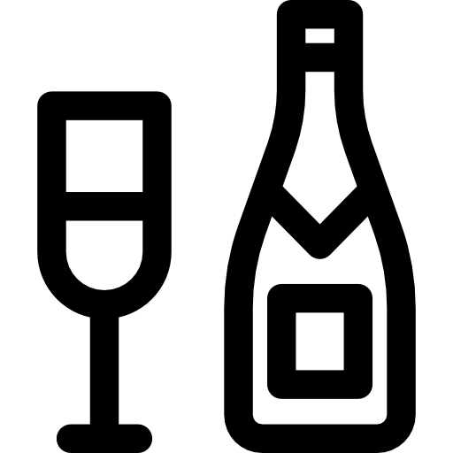 champán icono gratis