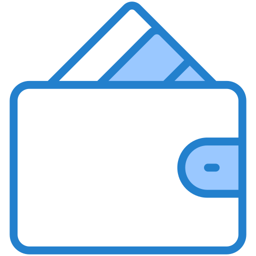 Wallet Generic Blue icon