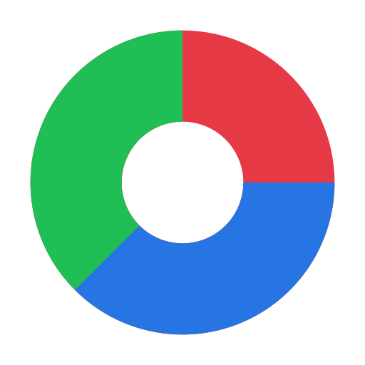 gráfico circular icono gratis