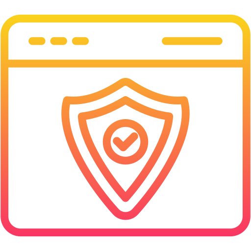 seguridad web icono gratis