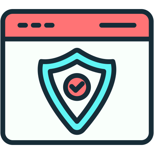 seguridad web icono gratis