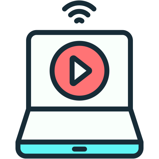 vídeo en línea icono gratis