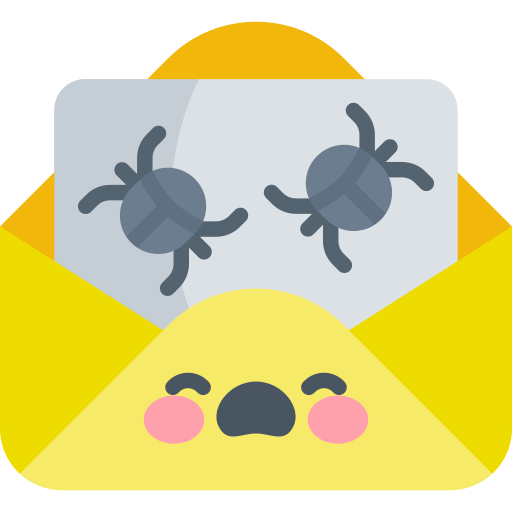 correo no deseado icono gratis