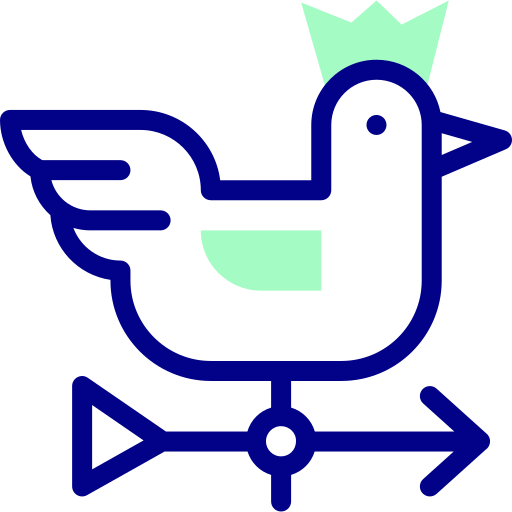 Wind vane free icon
