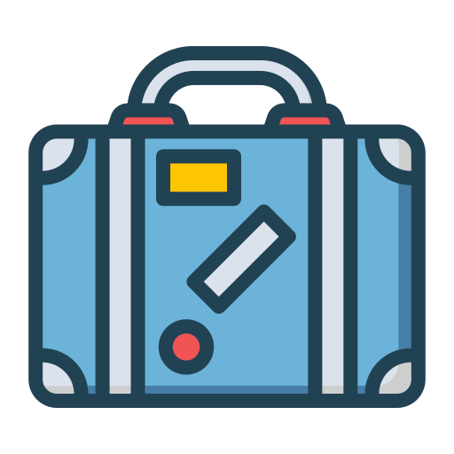 Suitcase Generic Outline Color icon