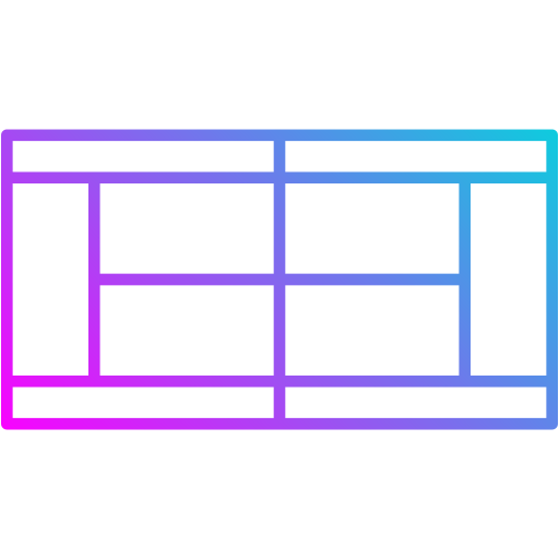 pista de tenis icono gratis