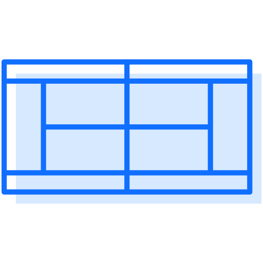 pista de tenis icono gratis