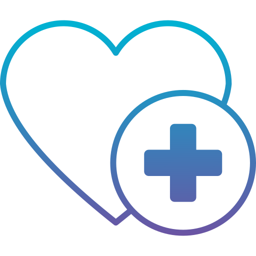 Heart Generic Outline Gradient icon