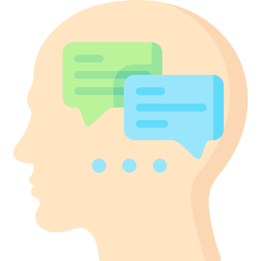 Inner dialogue free icon Inner dialogue free icon