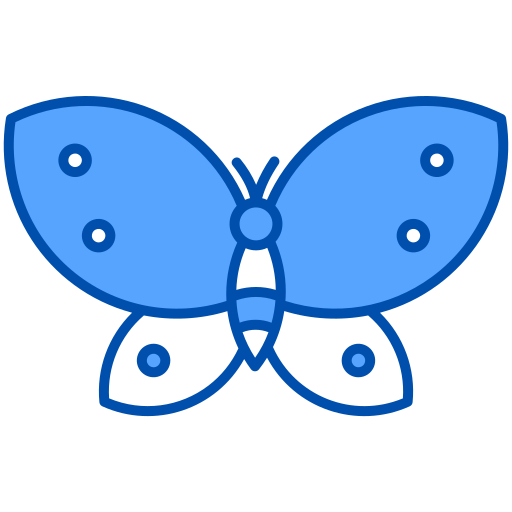 Butterfly Generic Blue icon