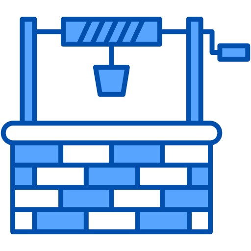 Water well Generic Blue icon