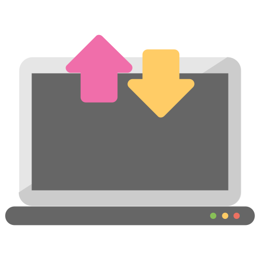 Data transfer free icon