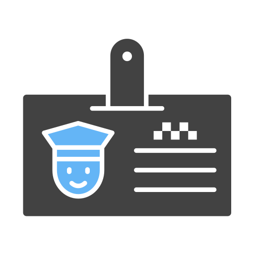 licencia de conducir icono gratis