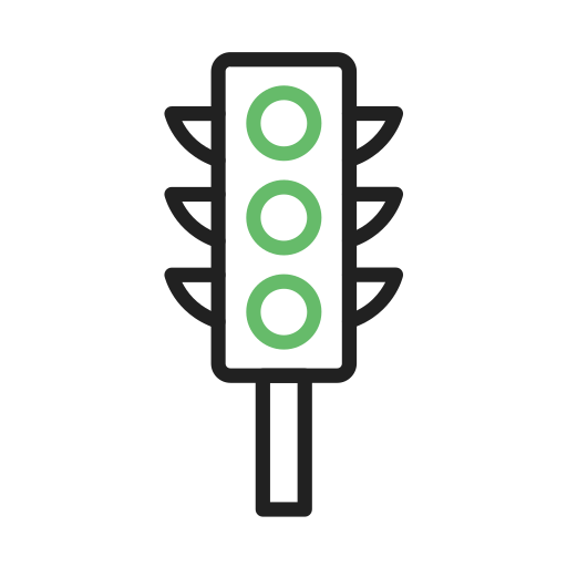Traffic light free icon