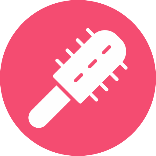 Hair brush Generic Circular icon