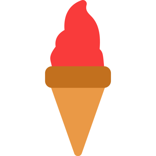 cucurucho de helado icono gratis