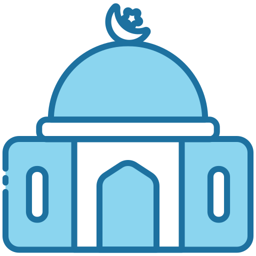 Mosque Generic Blue icon