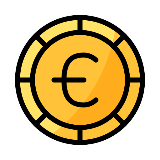 euro Icône gratuit euro Icône gratuit
