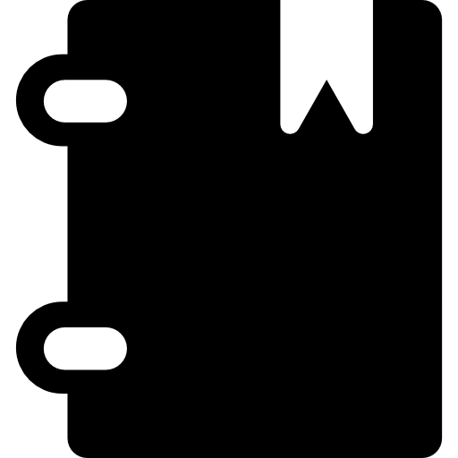 libro de contactos icono gratis