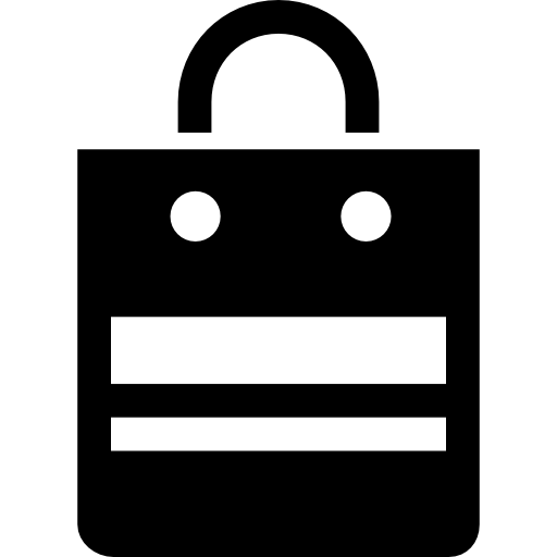 bolso de mano icono gratis