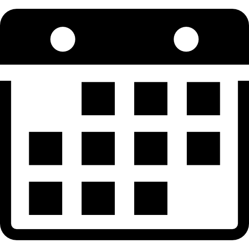 calendario colgante icono gratis