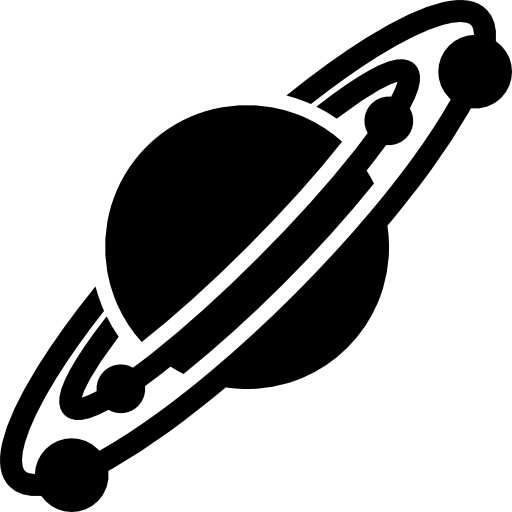 planeta saturno icono gratis