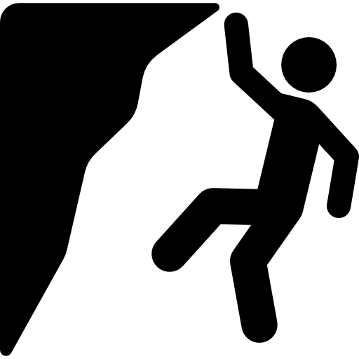 Climbing - free icon