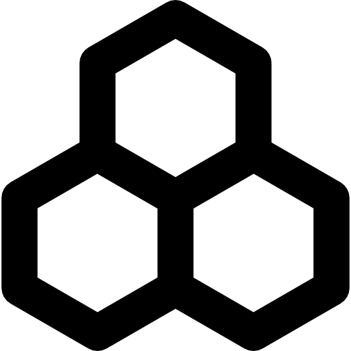 estructura química icono gratis