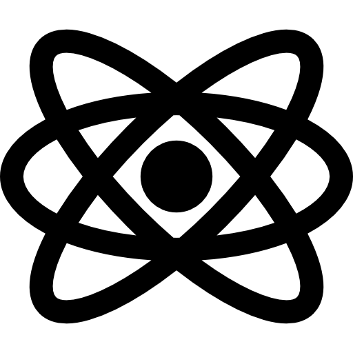 diagrama de átomo icono gratis