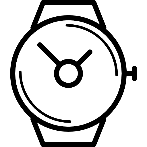 Reloj Elegante Iconos Gratis De